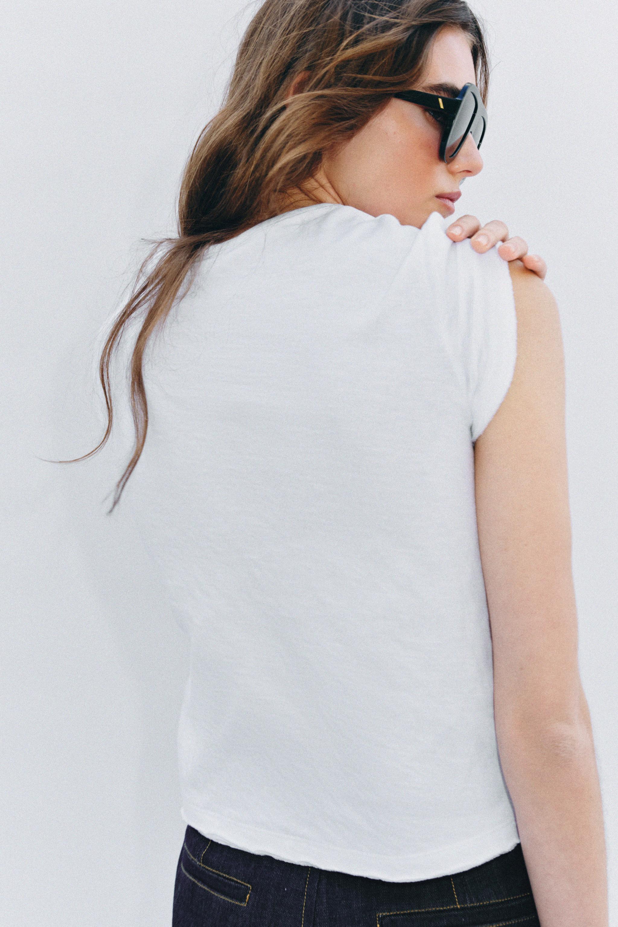 T-SHIRT RUSTIQUE EN COTON